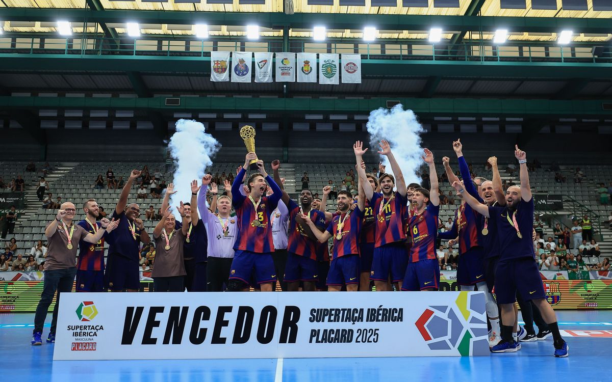 Barça 35-34 Sporting: Iberian Super Cup Champions!