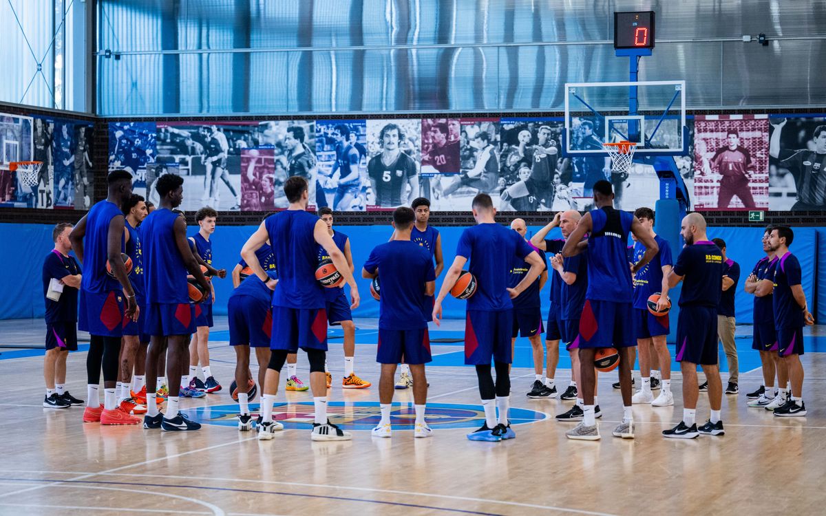 Caras nuevas y regresos ilusionantes en el primer entrenamiento