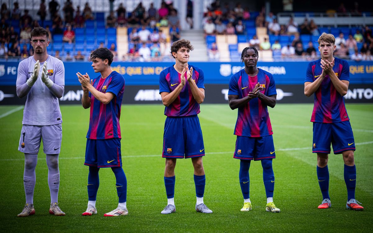 Los nuevos dorsales del Barça Atlètic