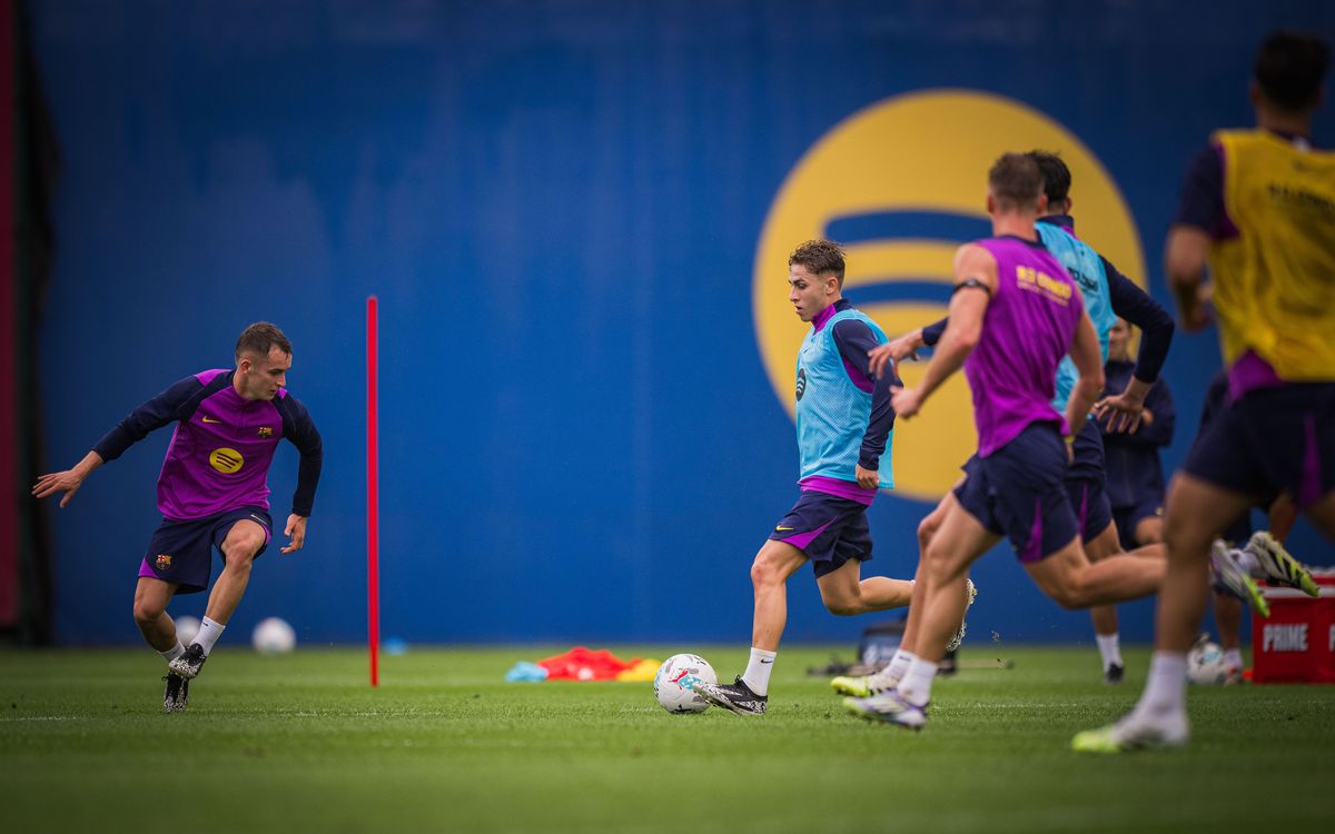 Entrenamiento con caras nuevas