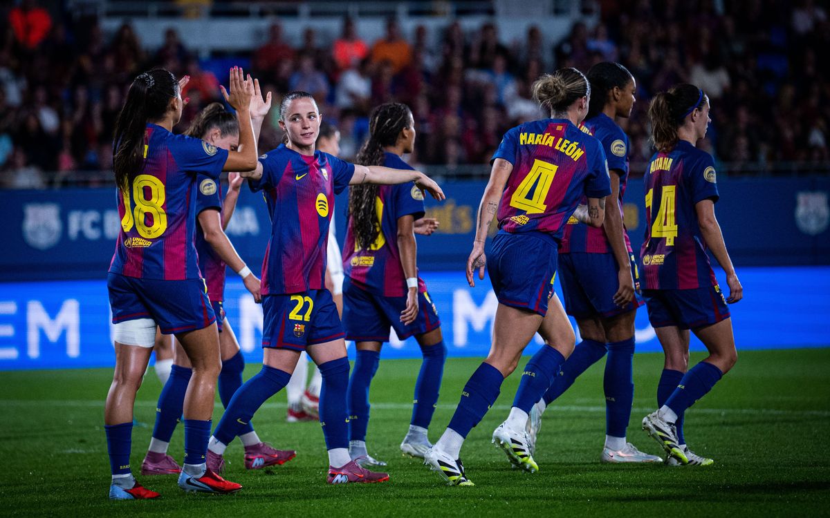 Barça Women 4-0 DUX Logroño: Wins continue