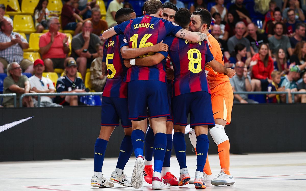 Barça - O Parrulo Ferrol: Victoria contra el líder (5-3)