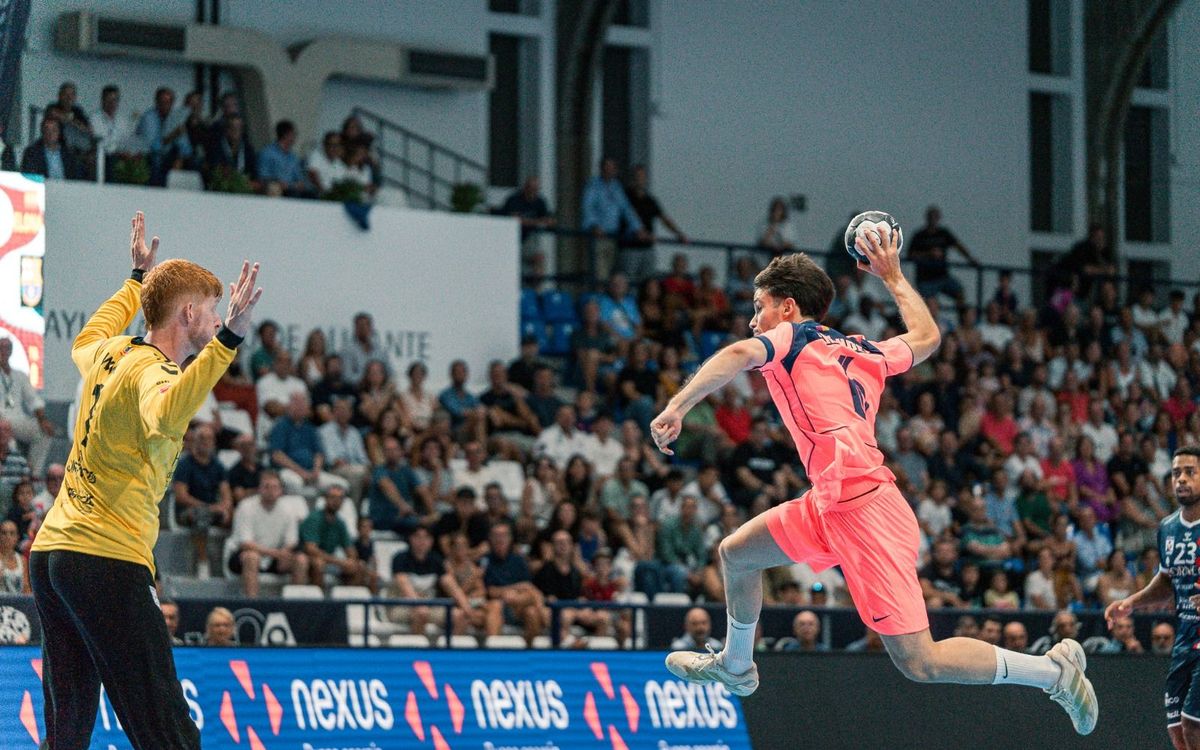 Eón Alicante - Barça: Triunfo para abrir la Liga Asobal (24-37)