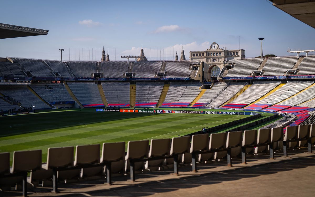 El partido FCB– PSG se disputará en el Estadi Olímpic Lluís Companys