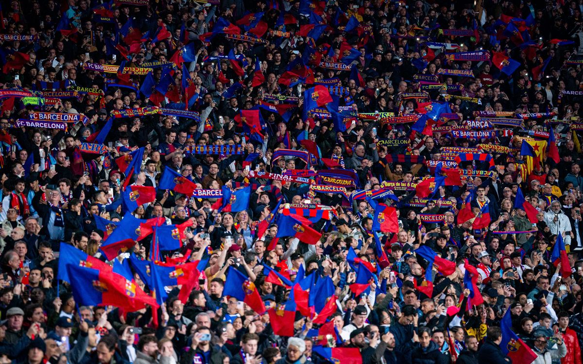 Sold out of tickets allocated to members for the match against Paris Saint-Germain