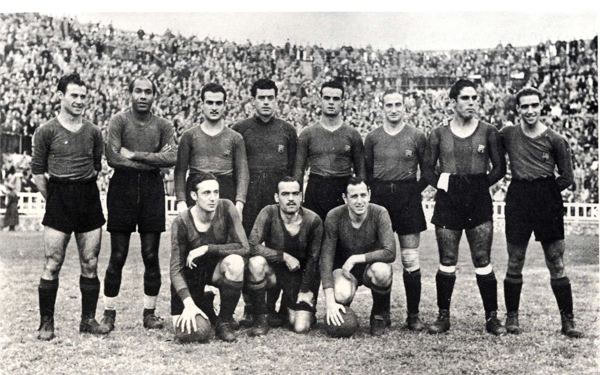 El Barça de la temporada 1943-44.