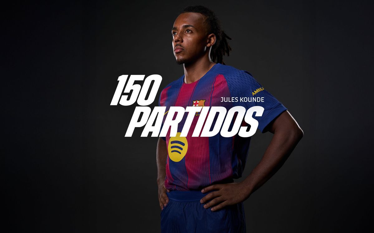 150 partidos de Jules Kounde con el FC Barcelona