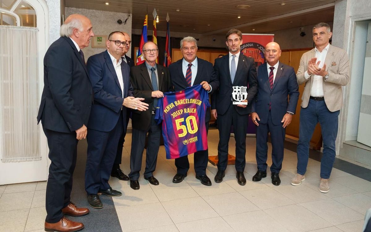 Joan Laporta, en el 50 aniversario de la PB Josep Raich