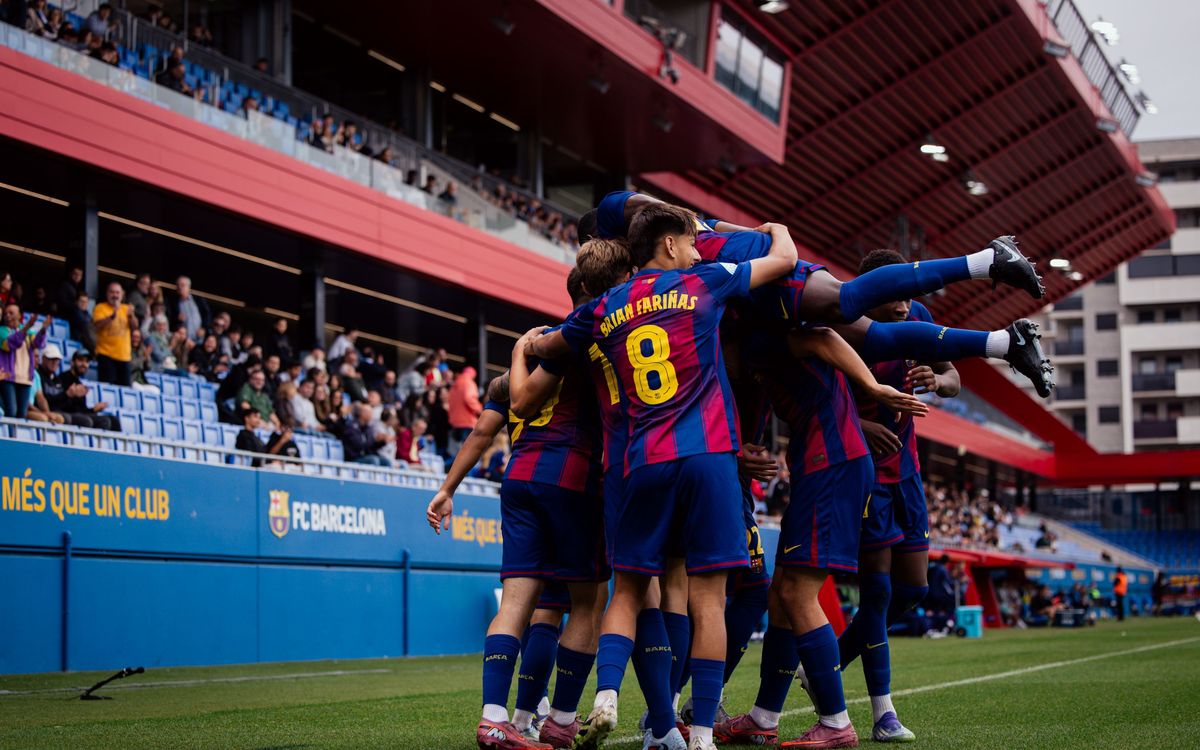 Barça Atlètic - Olot: La buena racha no se detiene (2-0)