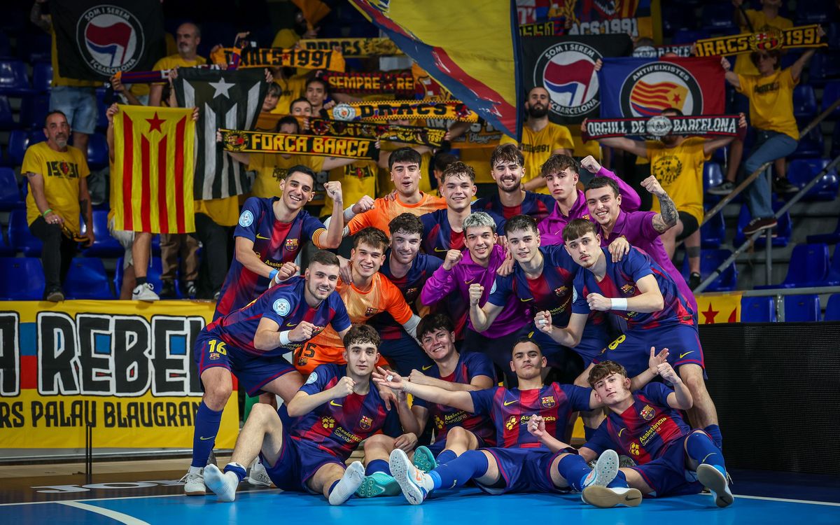 Barça Atlètic - Sala 5 Martorell: Victoria histórica en el Palau (4-3)