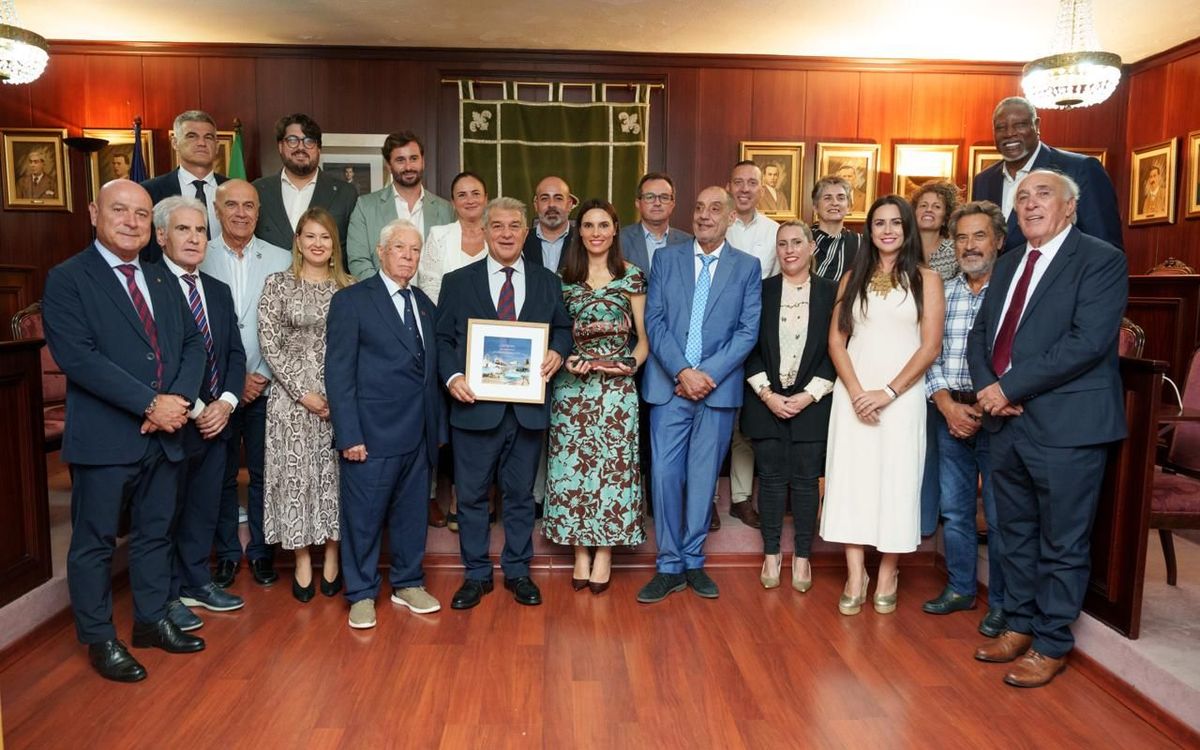 Joan Laporta encapçala una àmplia representació del Club en el Congrés de Penyes d’Andalusia, Ceuta i Melilla