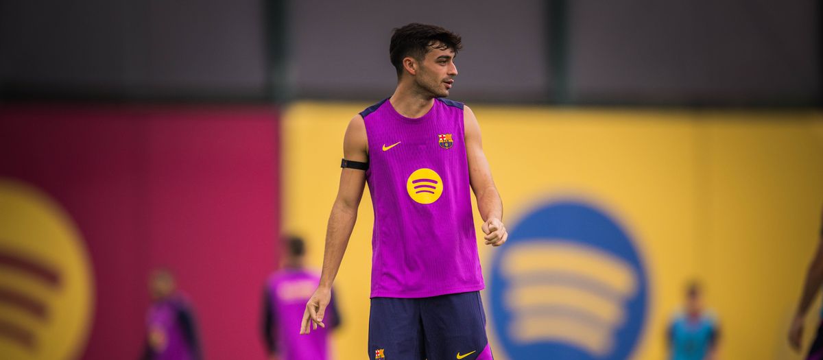 Pedri, con confianza de cara al Clásico