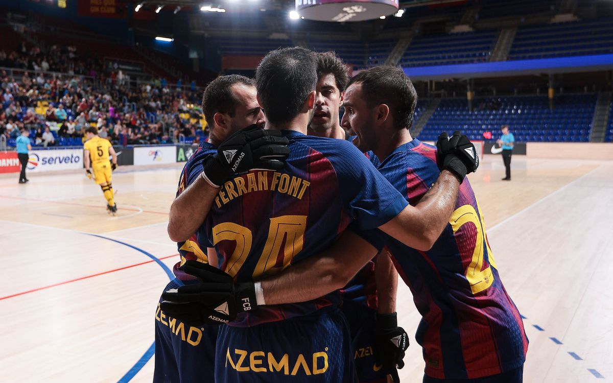 Barça - Noia Freixenet: Victòria patida (2-1)