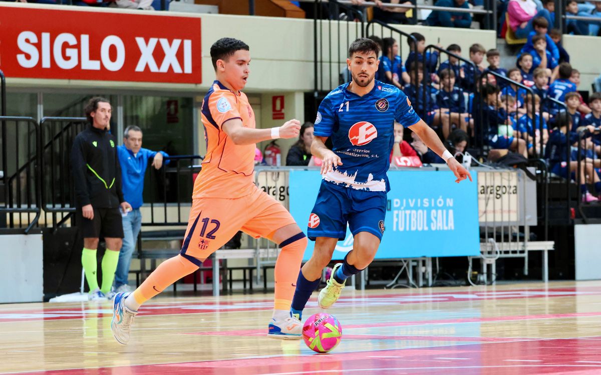 Entrerríos Zaragoza – Barça Atlètic: Punt valuós (2-2)