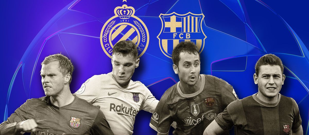 Four players with ties to both Barça and Club Brugge