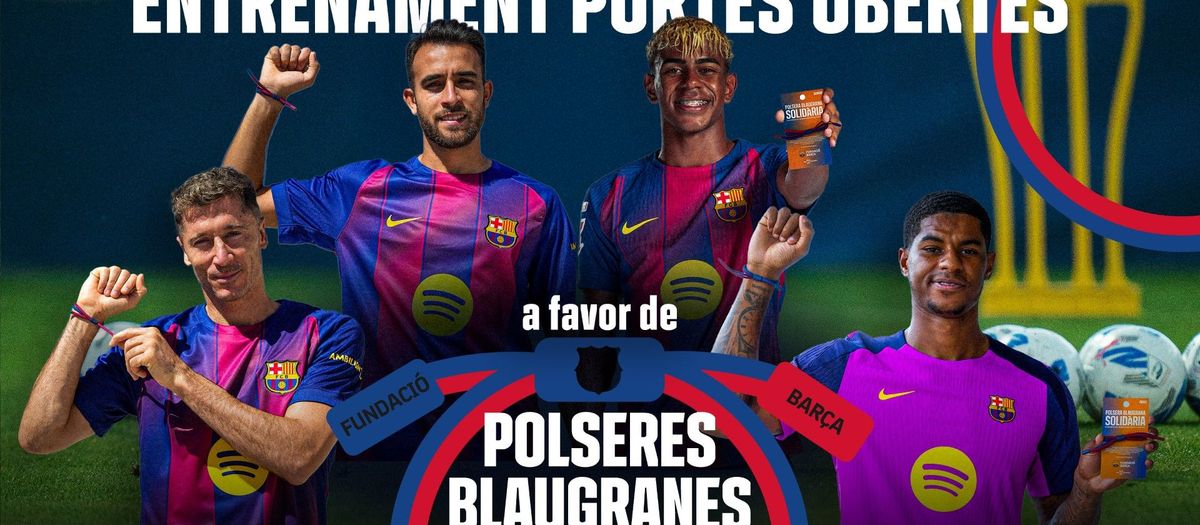 Un retorn a l’Spotify Camp Nou amb Polseres Blaugranes