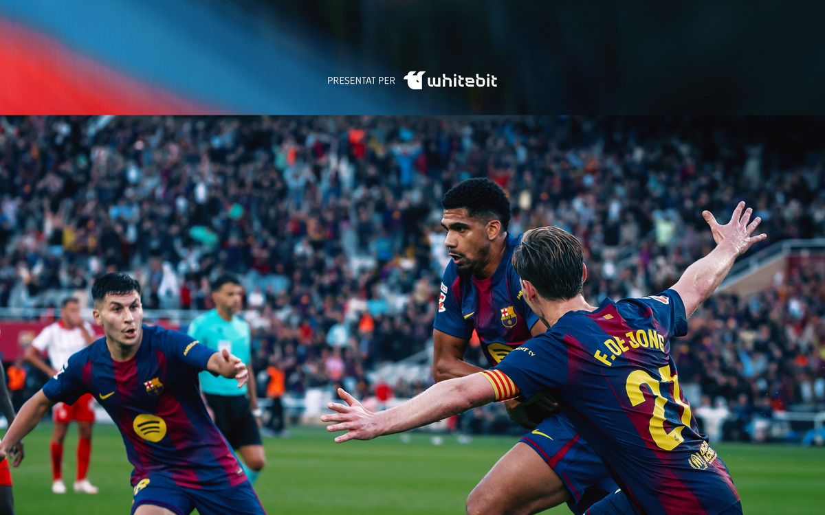 El gol d'Araujo contra el Girona, el millor moment del mes d'octubre