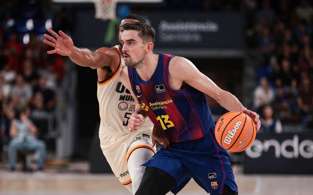 Barça 78-81 UCAM Murcia: Defeat at the Palau