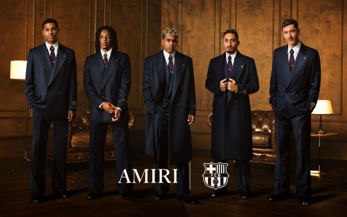 barcelona club dress code men AMIRI, new formalwear partner of FC Barcelona