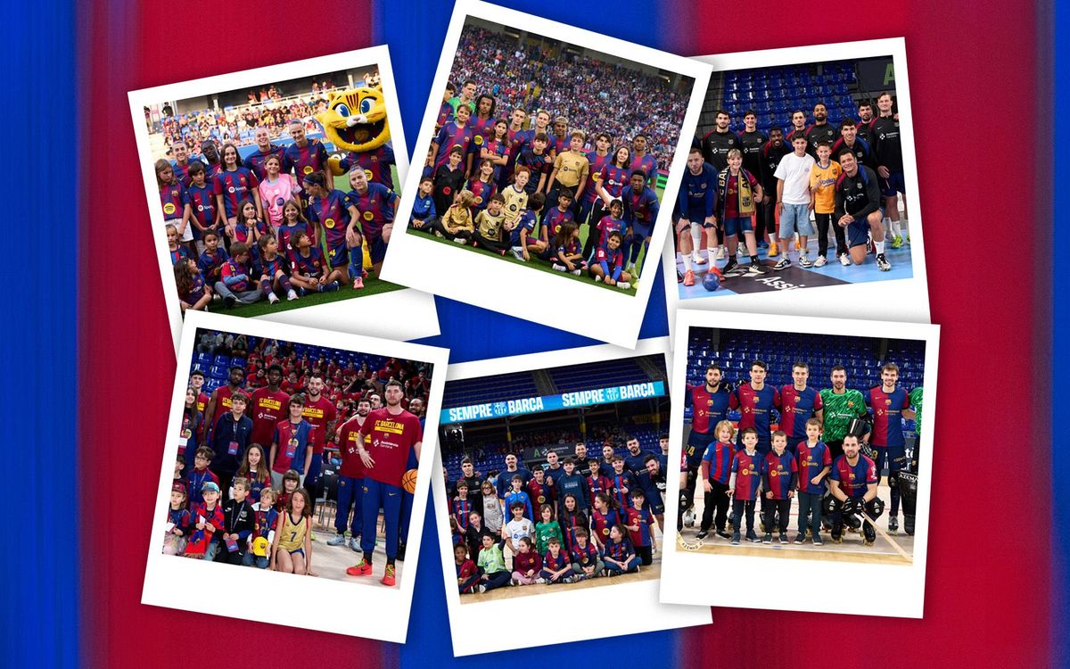 Noves dates per a fotografiar-se amb els primers equips del FC Barcelona