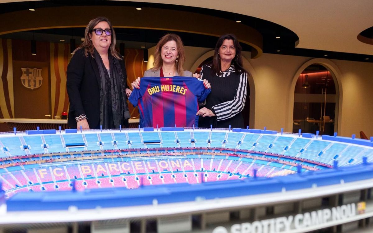 Alianza entre la Fundación Barça y ONU Mujeres