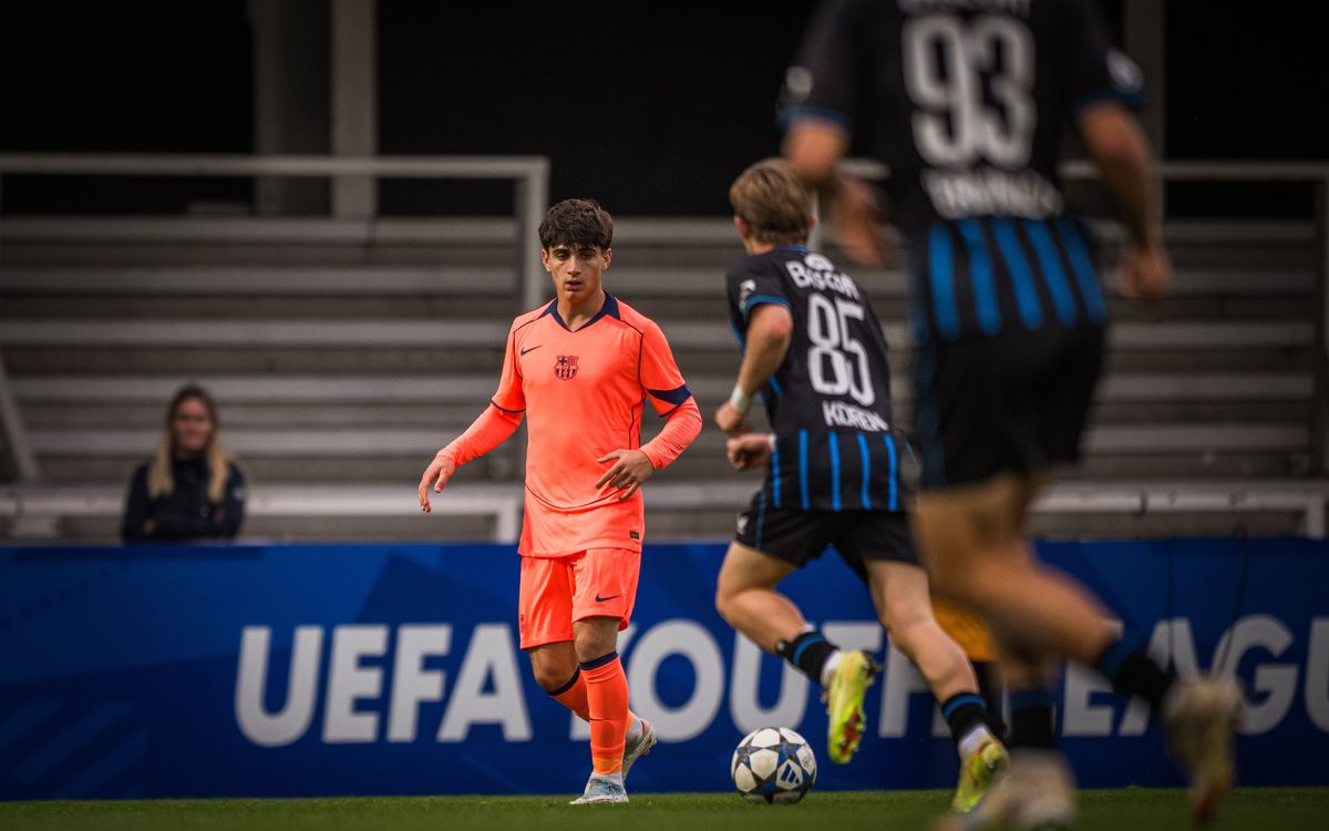 UEFA YOUTH LEAGUE: Club Brugge 2-0 FC Barcelona: First defeat
