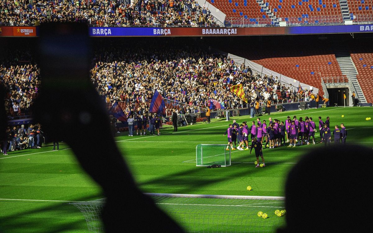 Una jornada para el recuerdo en el nuevo Spotify Camp Nou