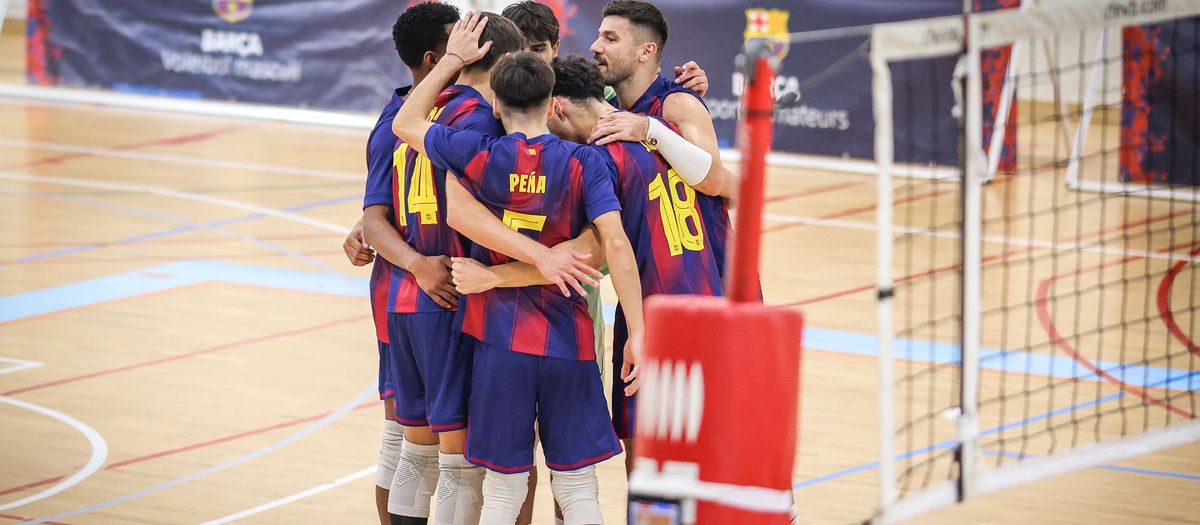 El Barça Voleibol continua intractable i compte els partits per victòries