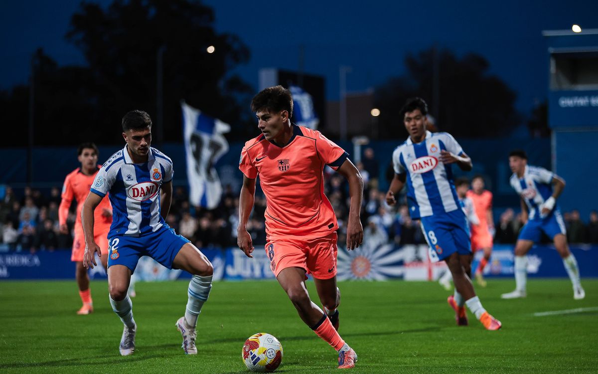 Espanyol B - Barça Atlètic: Derrota en el derbi de filiales (1-0)