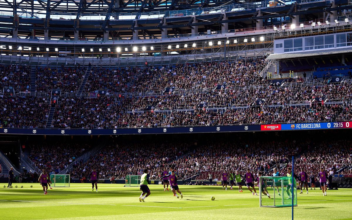 Spotify カンプノウ復帰を祝うビッグパーティ