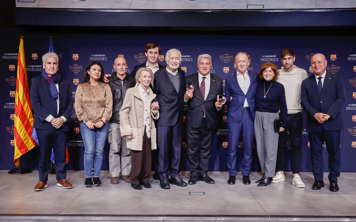 Primera entrega de insignias de oro de la temporada