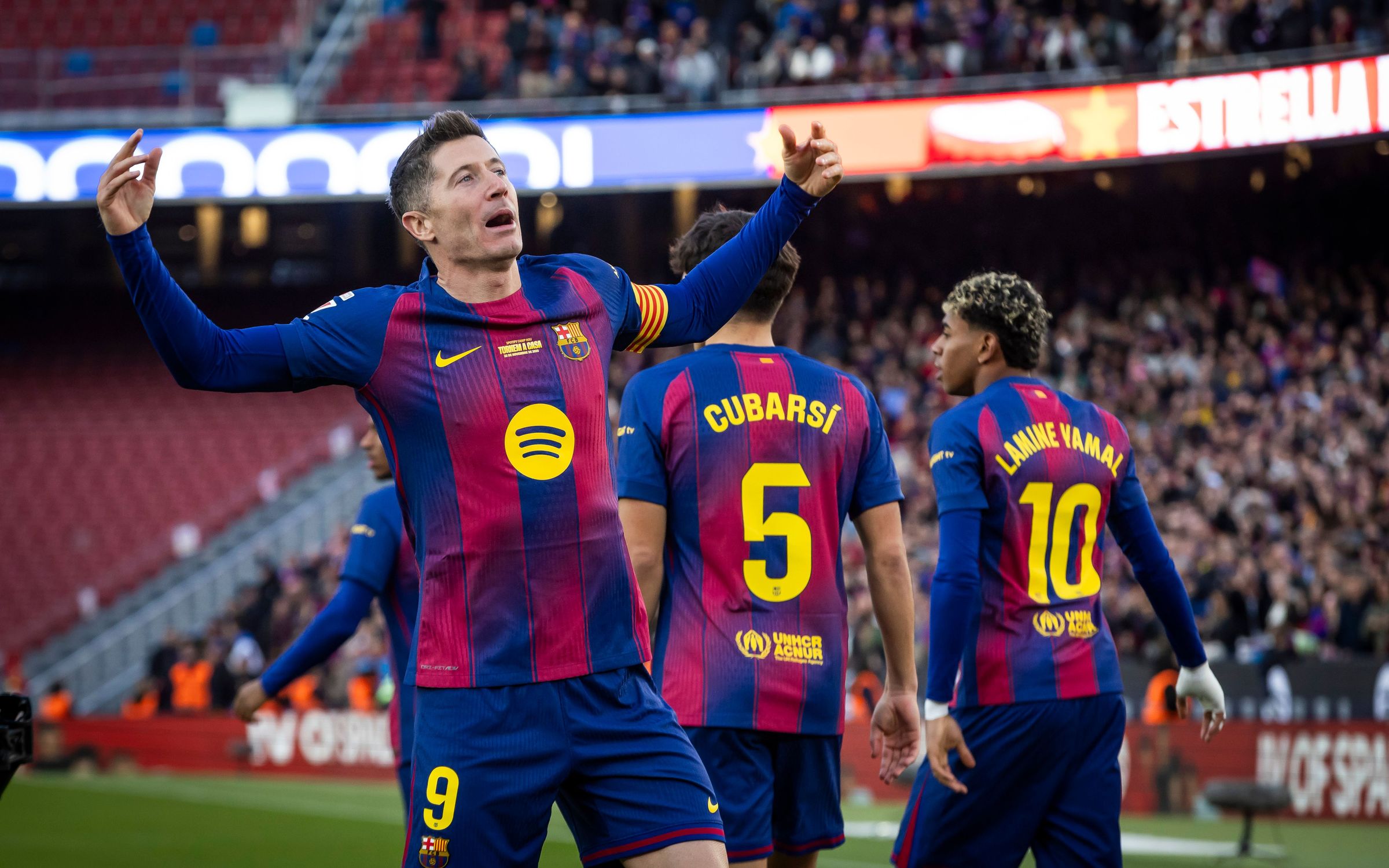 Robert Lewandowski senang Barcelona kembali ke Spotify Camp Nou