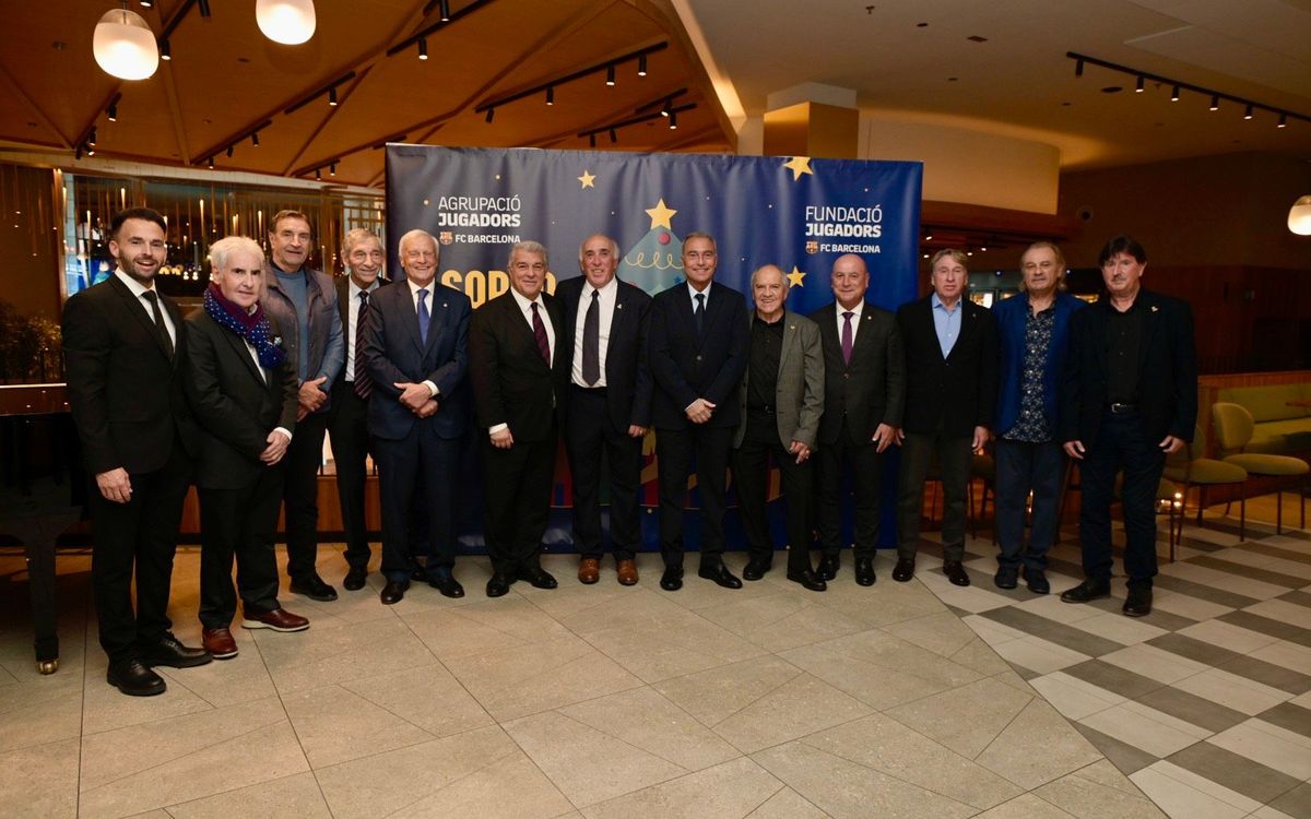 Joan Laporta preside la Cena Anual de la Agrupación de Jugadores