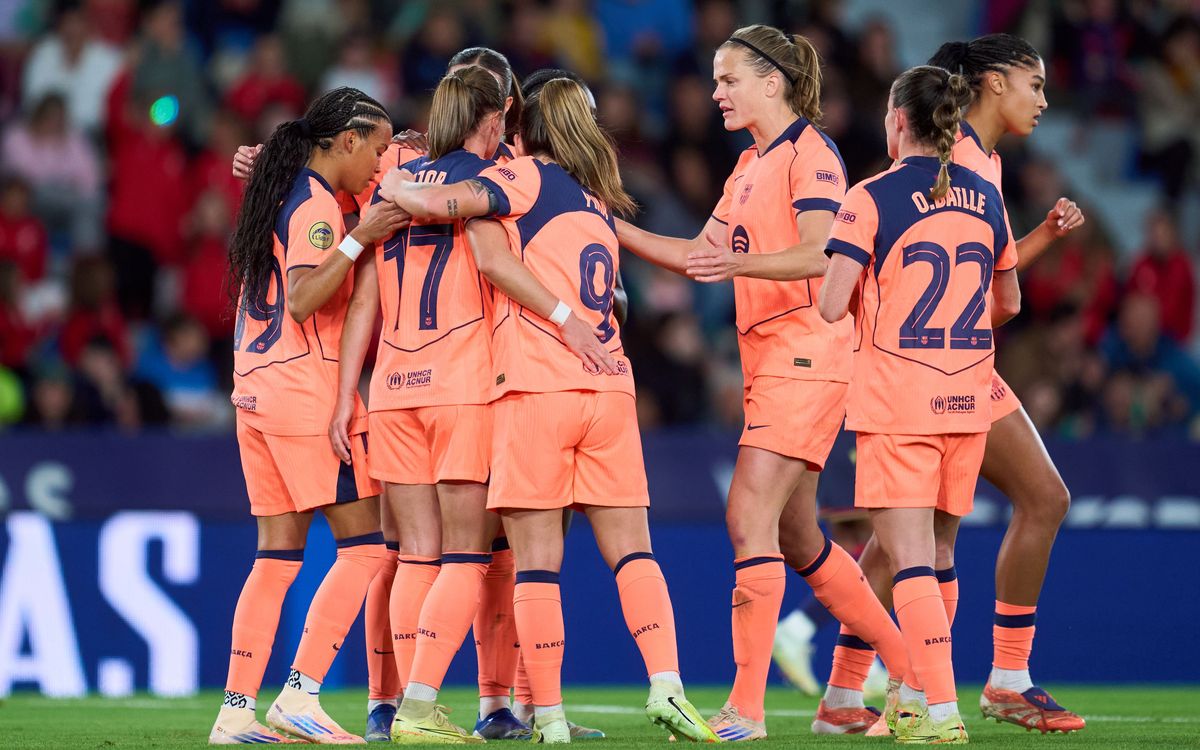 Levant UD 0-4 Barça Women: Convincing win