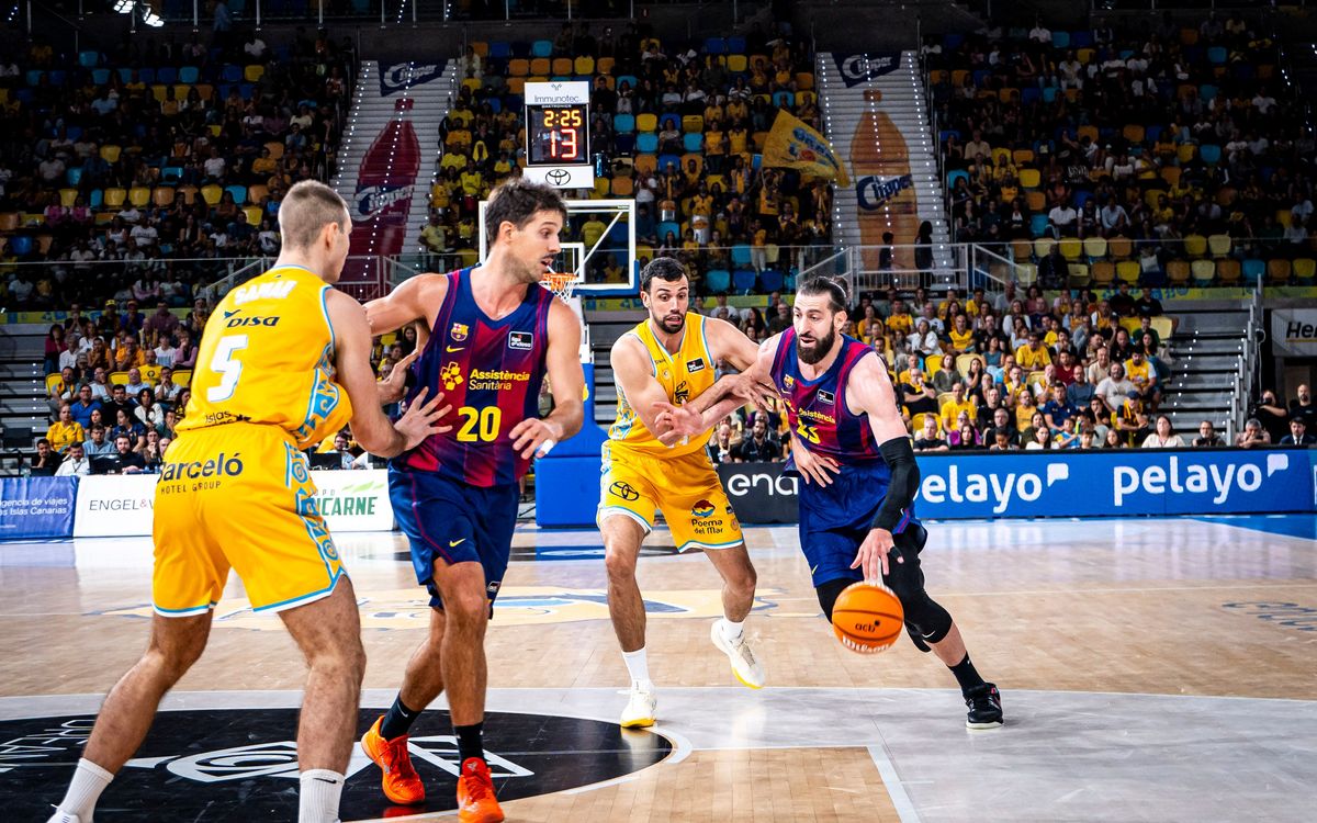 Gran Canària - Barça: Victòria en l'estrena de Xavi Pascual a l'ACB (61-72)