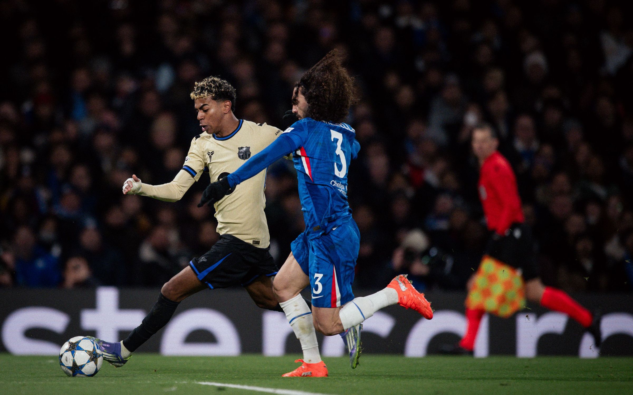 Lamine Yamal tak berkutik dijaga ketat Marc Cucurella