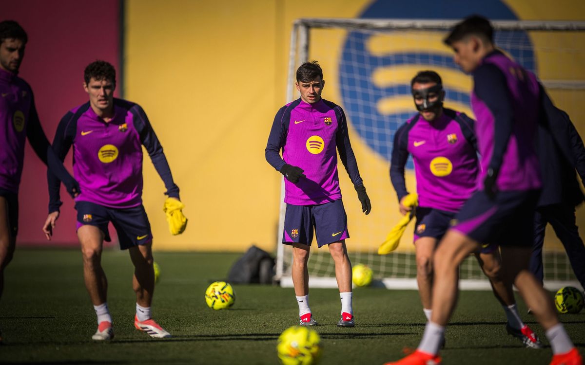 Pedri commence à travailler avec le groupe