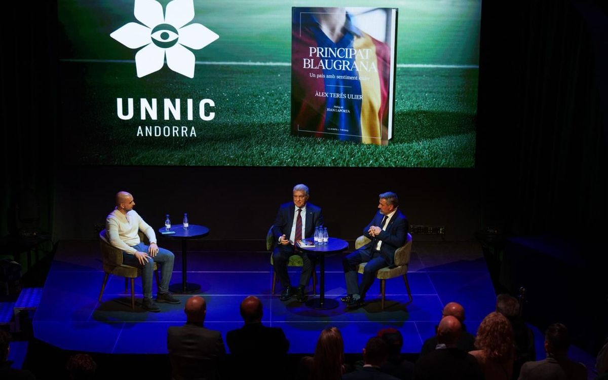 Presentation in Andorra of the book “Principat Blaugrana: a country with a culé spirit” by Àlex Terés