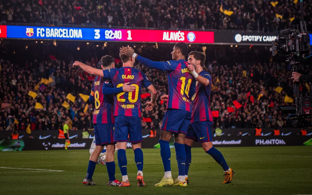 FC バルセロナ、リーグの連続ゴール記録５位