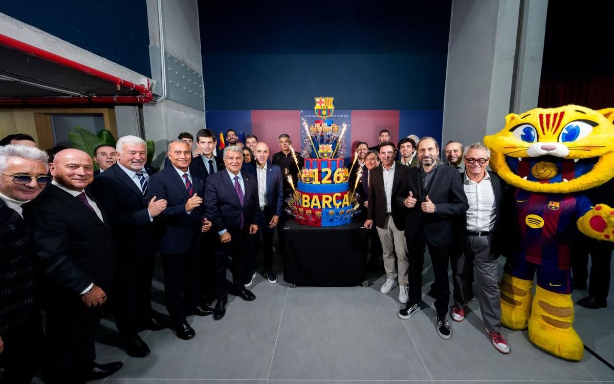 El 126è aniversari del FC Barcelona, celebrat amb una llotja de gran rellevància al nou Spotify Camp Nou