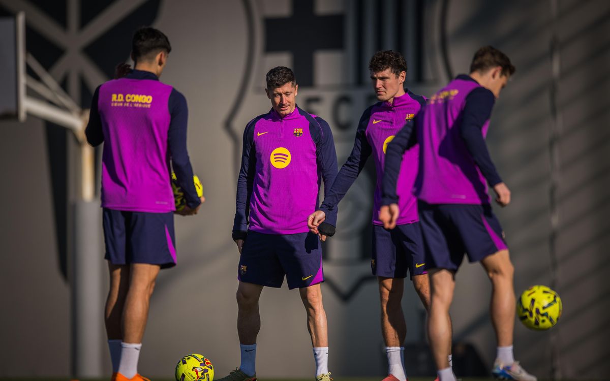 Dernière séance avant la réception de l'Atlético