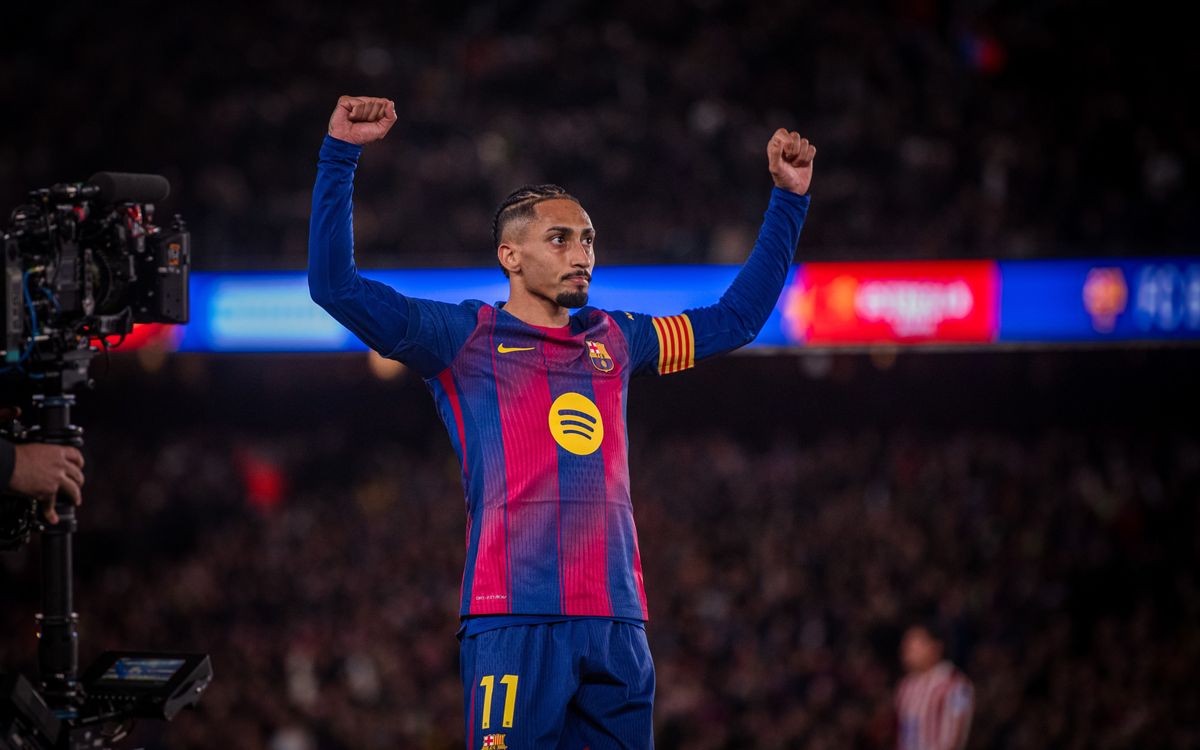 Raphinha : 2 trophées d'homme du match en 2 titularisations