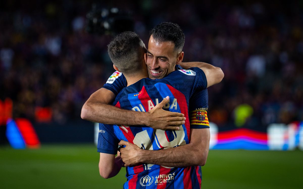 El final somiat per a Jordi Alba i Sergio Busquets
