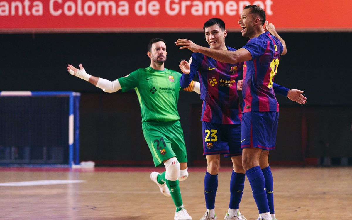 Industrias Santa Coloma - Barça: ¡Hacia los cuartos de final! (1-3)