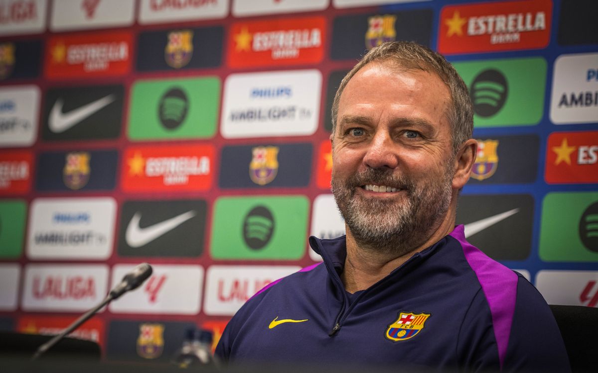 Hansi Flick: “Hem de fixar-nos en nosaltres mateixos”