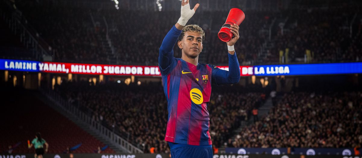 Lamine Yamal ofrece el MVP del mes de noviembre