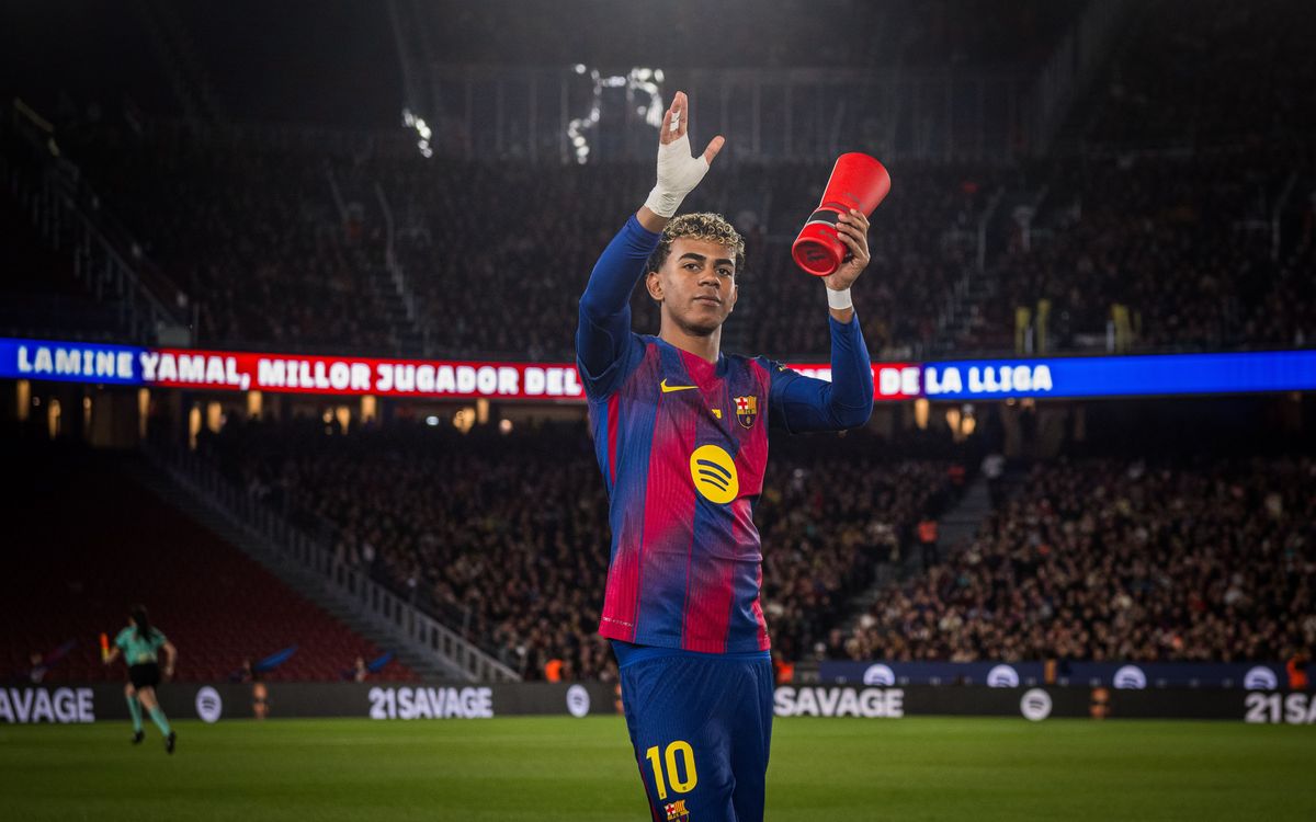 Lamine Yamal ofereix l'MVP del mes de novembre