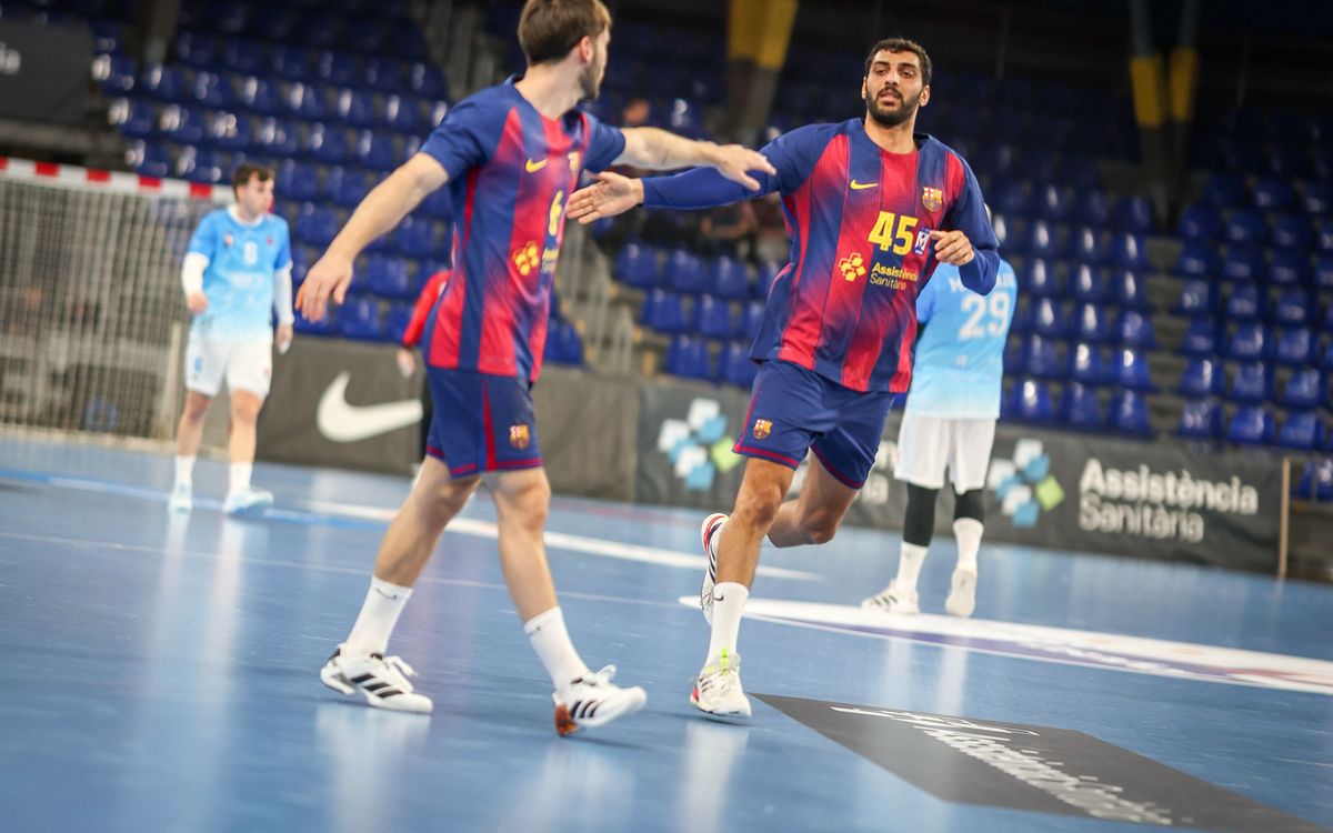 Barça 40–20 Sanicentro Guadalajara: Tempo maintained