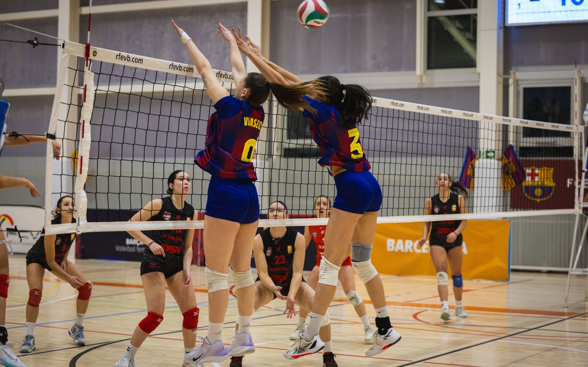 CVB Barça se clasifica para la Copa Princesa en la última jornada de la primera vuelta