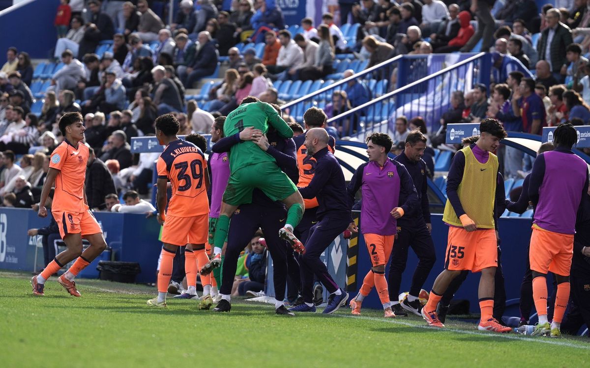 Atlètic Balears - Barça Atlètic: Empat heroic per acomiadar l'any (4-4)